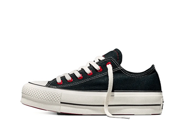 Zapatillas Converse Chuck Taylor Lift Hi (San Valentin) Mujer Negro-Rojo